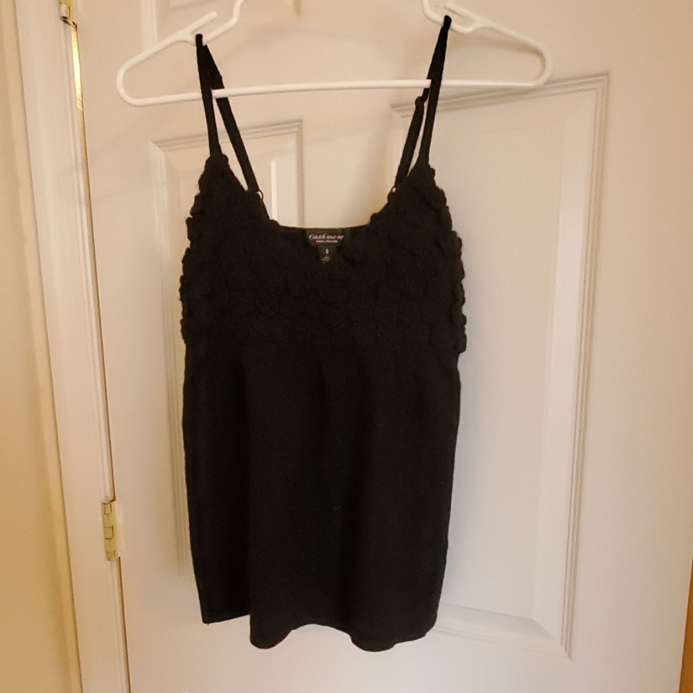 Cashmere tank top